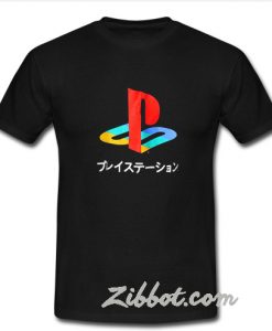 Playstation Japanese Katakana t shirt