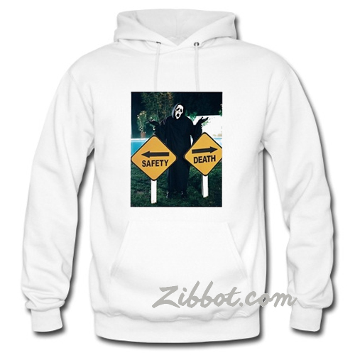 Scream Safety or Death Graphic hoodie