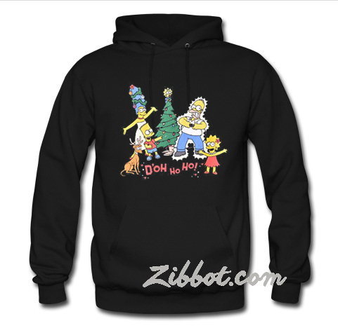 christmas simpsons hoodie