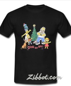 christmas simpsons t shirt