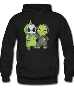 Grinch And Jack Skellington hoodie