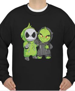 Grinch And Jack Skellington sweatshirt