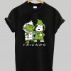 Grinch and Snoopy light christmas t shirt