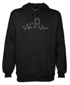 Heartbeat Rick and Morty Hoodie