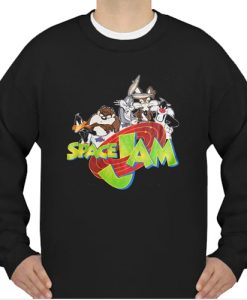 Looney Tunes Space Jam Confetti Graphic sweatshirt