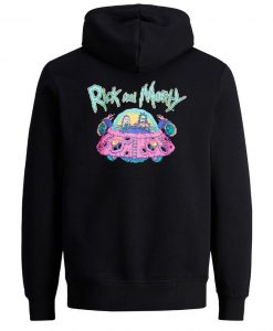 Rick & Morty Portal Gun back Hoodie