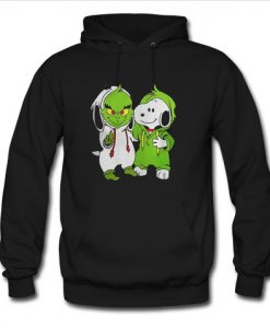 Snoopy And Grinch Christmas hoodie