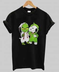 Snoopy And Grinch Christmas t shirt