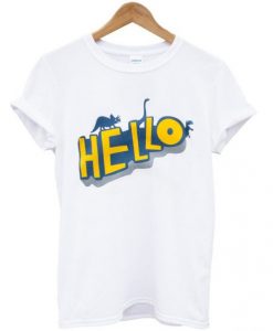 hello dinosaur t-shirt