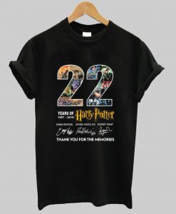 22 Years harry potter t shirt