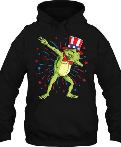 Ameria Frog Dabbing 4th Of July hoodie