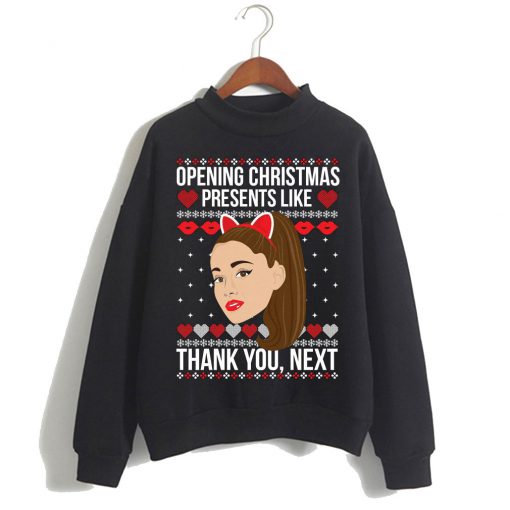 Ariana Grande Christmas Thank You Next Sweatshirt