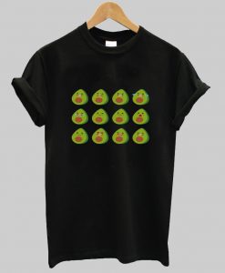 Avocado Facial Expressions T Shirt