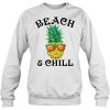 Beach & Chill Glasses Pineapple sweatshirt