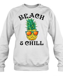 Beach & Chill Glasses Pineapple sweatshirt