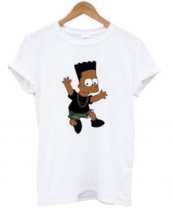 Black Bart Simpson T Shirt