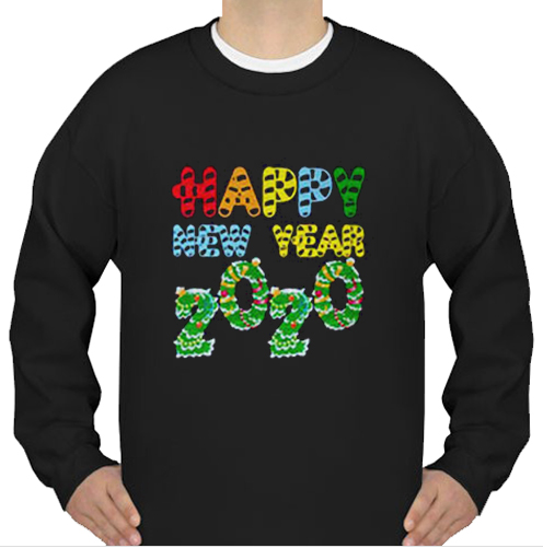 Candy Happy New Year 2020 sweatshirt