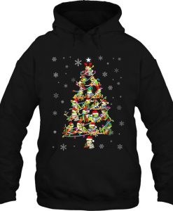 Cute Frog Christmas Tree hoodie