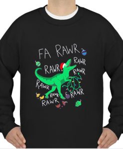 Dinosaur Fa Rawr Rawr Christmas sweatshirt