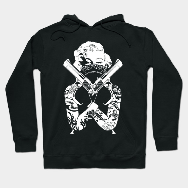 Gangster Marilyn monroe hoodie