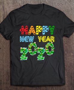 Happy New Year 2020 Colorful Christmas t shirt