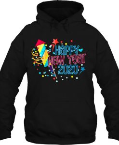 Happy New Year 2020 Fireworks Version hoodie