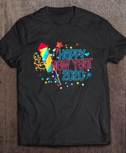 Happy New Year 2020 Fireworks Version t shirt