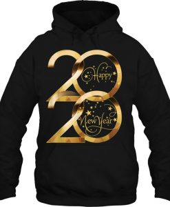 Happy New Year 2020 Gold Version hoodie