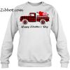 Happy Valentine’s Day Plaid Red Car With Heart sweatshirt