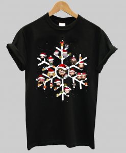 Harry Potter Chibi Character Snow Christmas Shirt