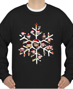 Harry Potter Chibi Character Snow Christmas sweatshirt