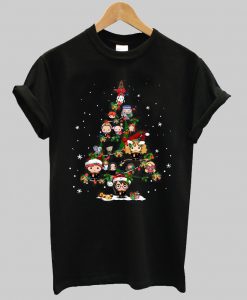 Harry Potter Chibi Characters Christmas Tree Shirt