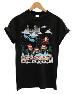 Harry Potter and Santa Claus Christmas t-shirt