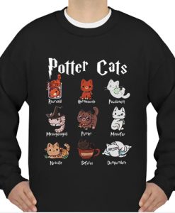 Harry Potter cats sweatshirt