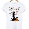 Harry Potter characters on the tree Halloween shirt