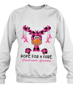 Hope For A Cure reindeer sweatshirt