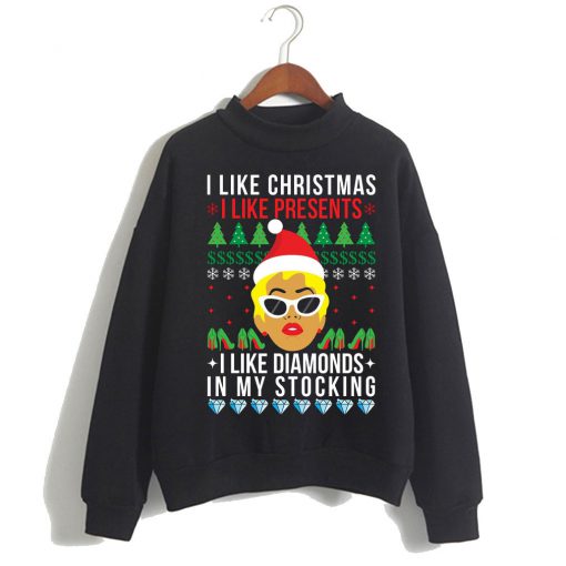 I Like Christmas, I Like Presents sweatshirt