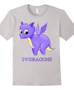 I Love Dragons t shirt