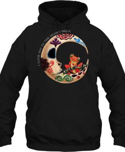 I Love You To The Moon & Back Frog hoodie