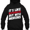 It’s Like Watergate But With Morons hoodie