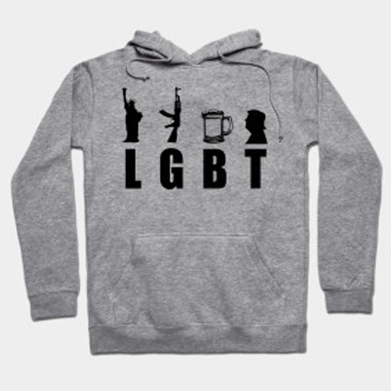 LGBT - Liberty Guns Beer Trump hoodie