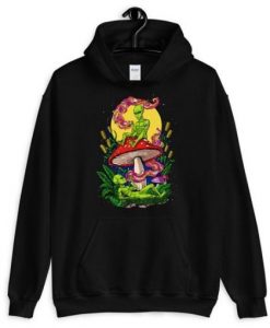 Magic Mushrooms Aliens Hoodie