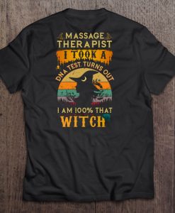 Massage Therapist back t shirt