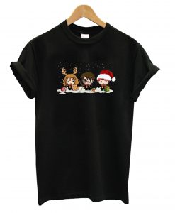 Merry Christmas Harry Potter Characters T shirt