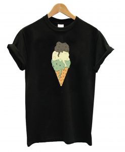 Mint Vanilla Chocolate Ice Cream T shirt
