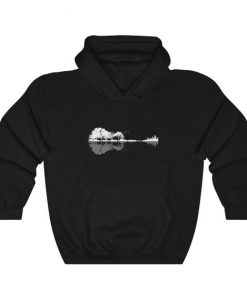 Nature Guitar Heavy Blend Hoodie