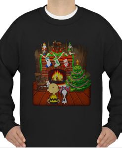 Peanuts Charlie Brown and Snoopy Merry Christmas sweatshirt