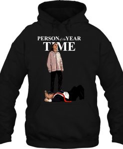 Person Of The Year Time Greta Thunberg Step On Trump hoodie