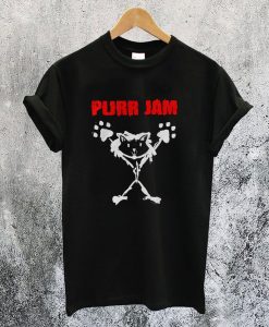 Purr Jam Cat Parody T-Shirt