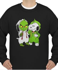 Snoopy And Grinch Christmas sweatshirt